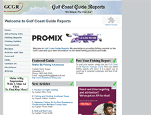 Tablet Screenshot of gulfcoastguidereports.com